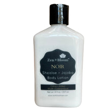 Load image into Gallery viewer, Noir Shealoe + Jojoba Body Lotion Zen + Bloom