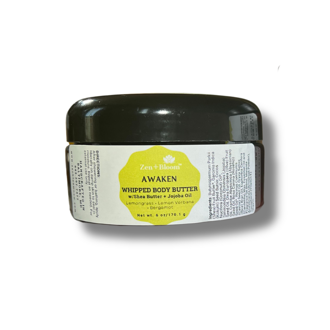 Awaken Whipped Body Butter | 6 oz Zen + Bloom